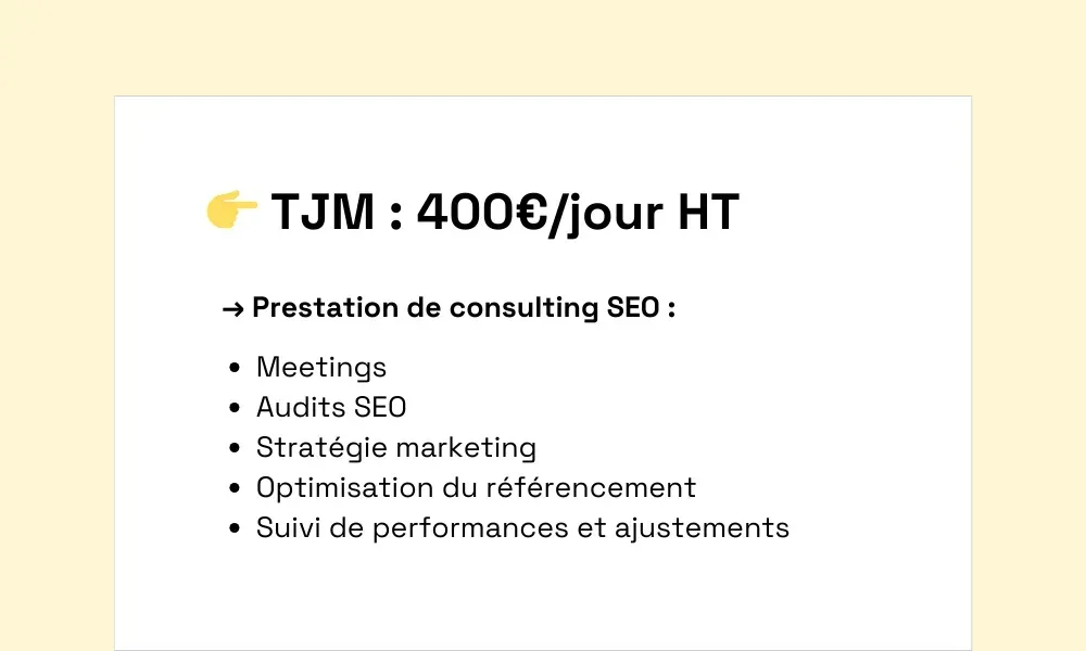 prix au tjm de jérémy vincent pour un consultant seo à nice