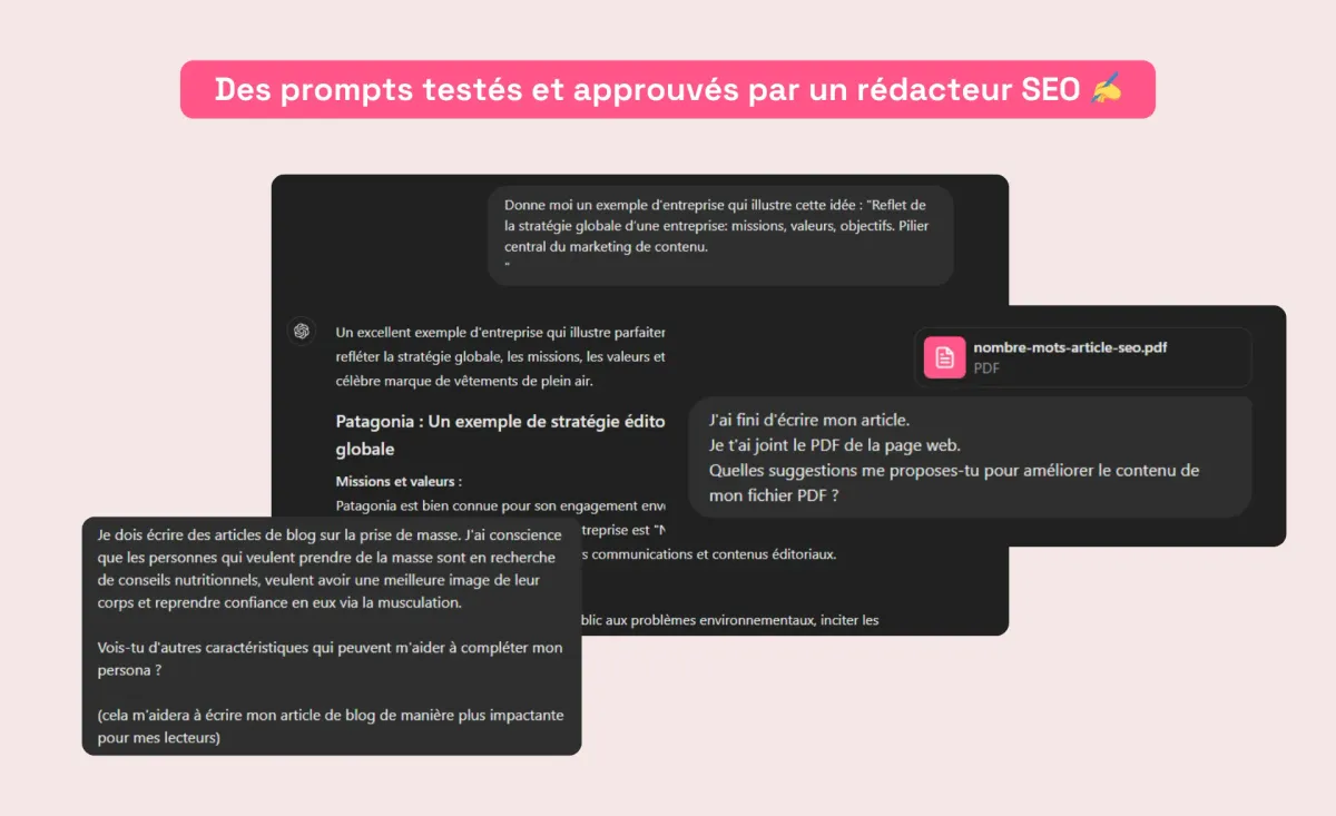 8 prompts SEO de ChatGPT pour ranker sur Google