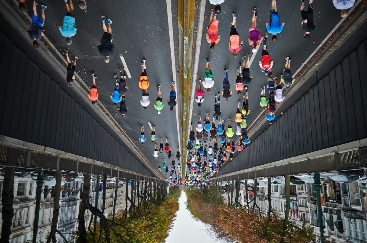 Les 20 km de Bruxelles à l'envers lors de la journée sans voitures